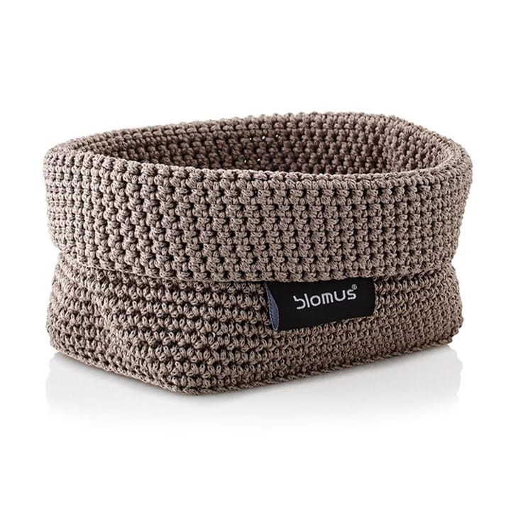 Panier en textile Tela M 10x15 cm - Taupe - Blomus