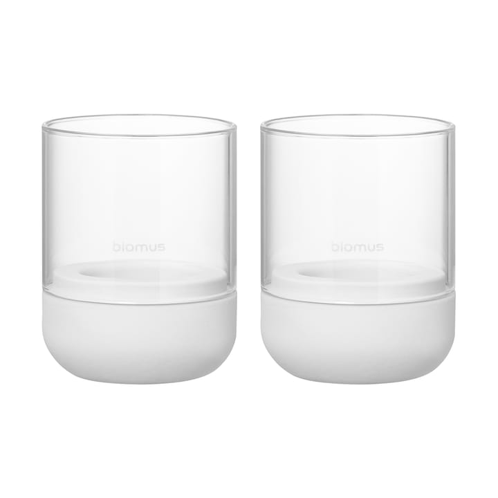 Photophore  Calma Ø7 cm 2-pack - Lily white - Blomus