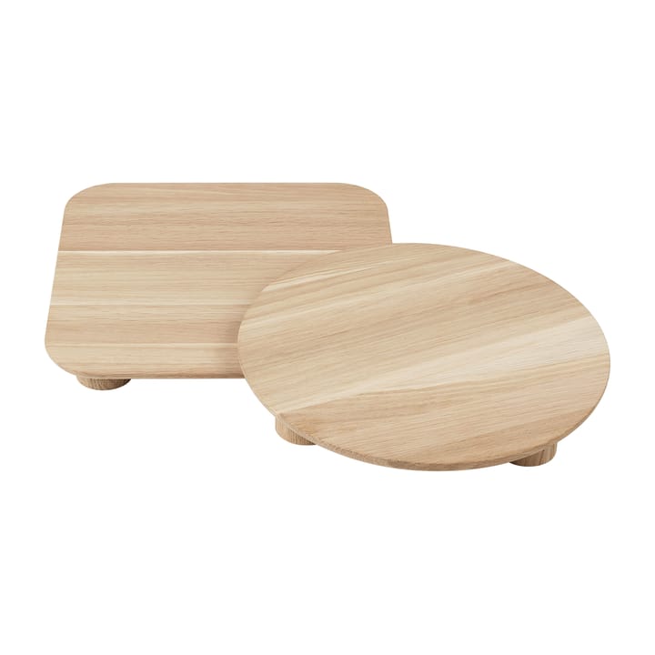 Plateau Palua Set, Chêne blomus