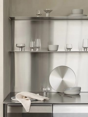 Plateau PEASY L Ø38 cm - Stainless steel - blomus