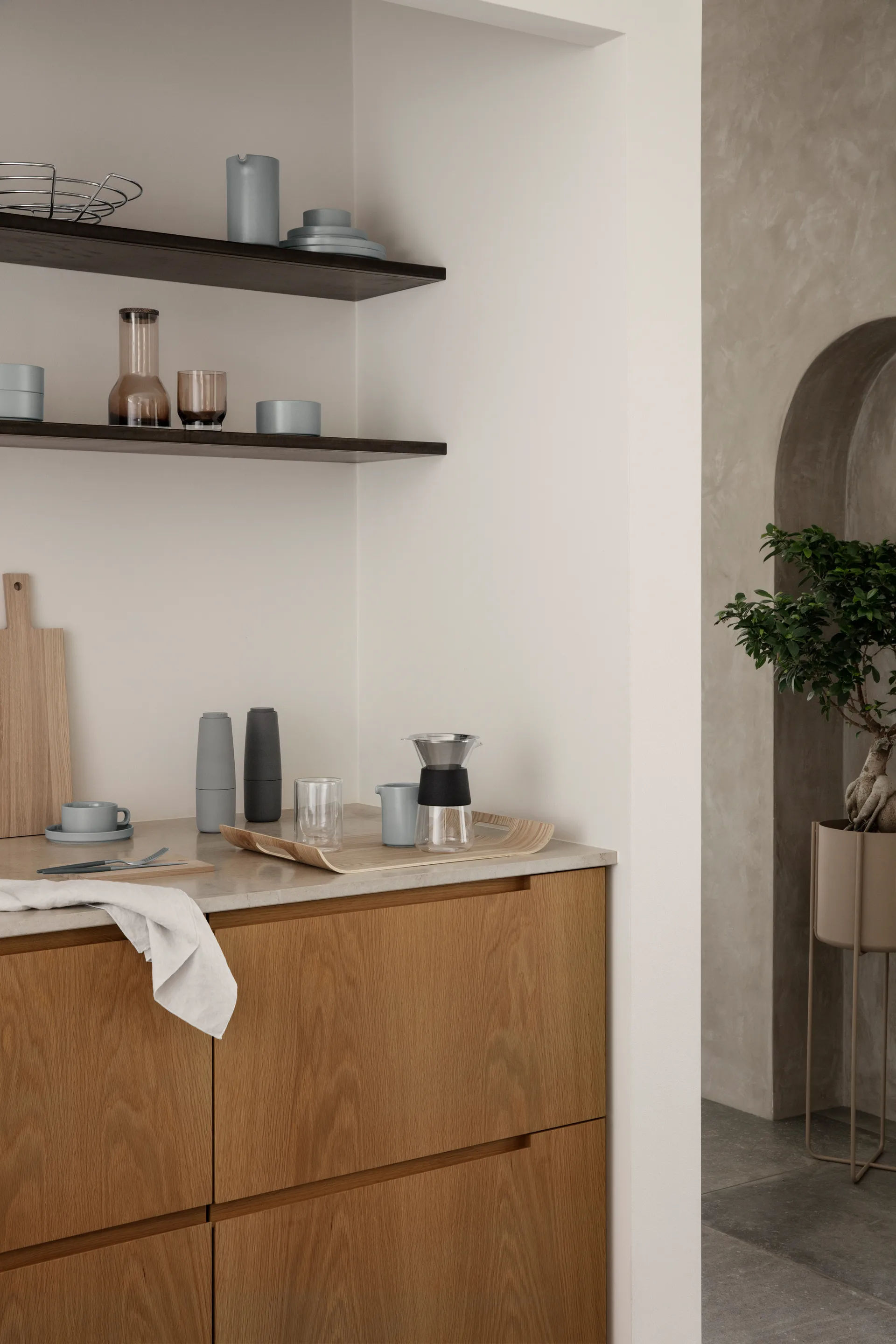 Plateau Wilo 25x35 cm, Saule blomus