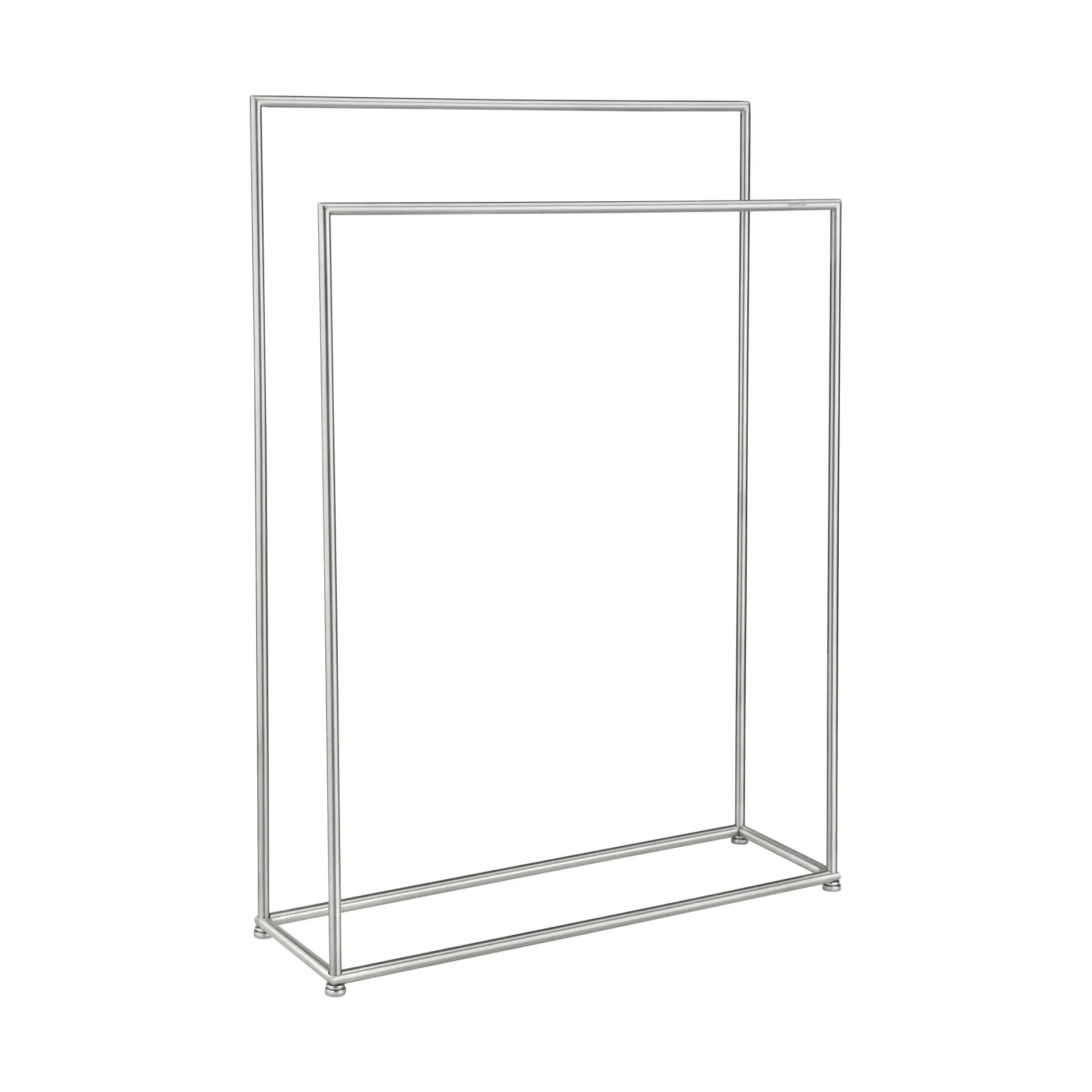 Porte-serviettes Modo, Acier inoxydable mat, 86x60x18,5 cm blomus