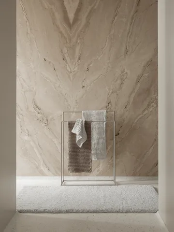 Porte-serviettes Modo - Acier inoxydable mat, 86x60x18,5 cm - blomus