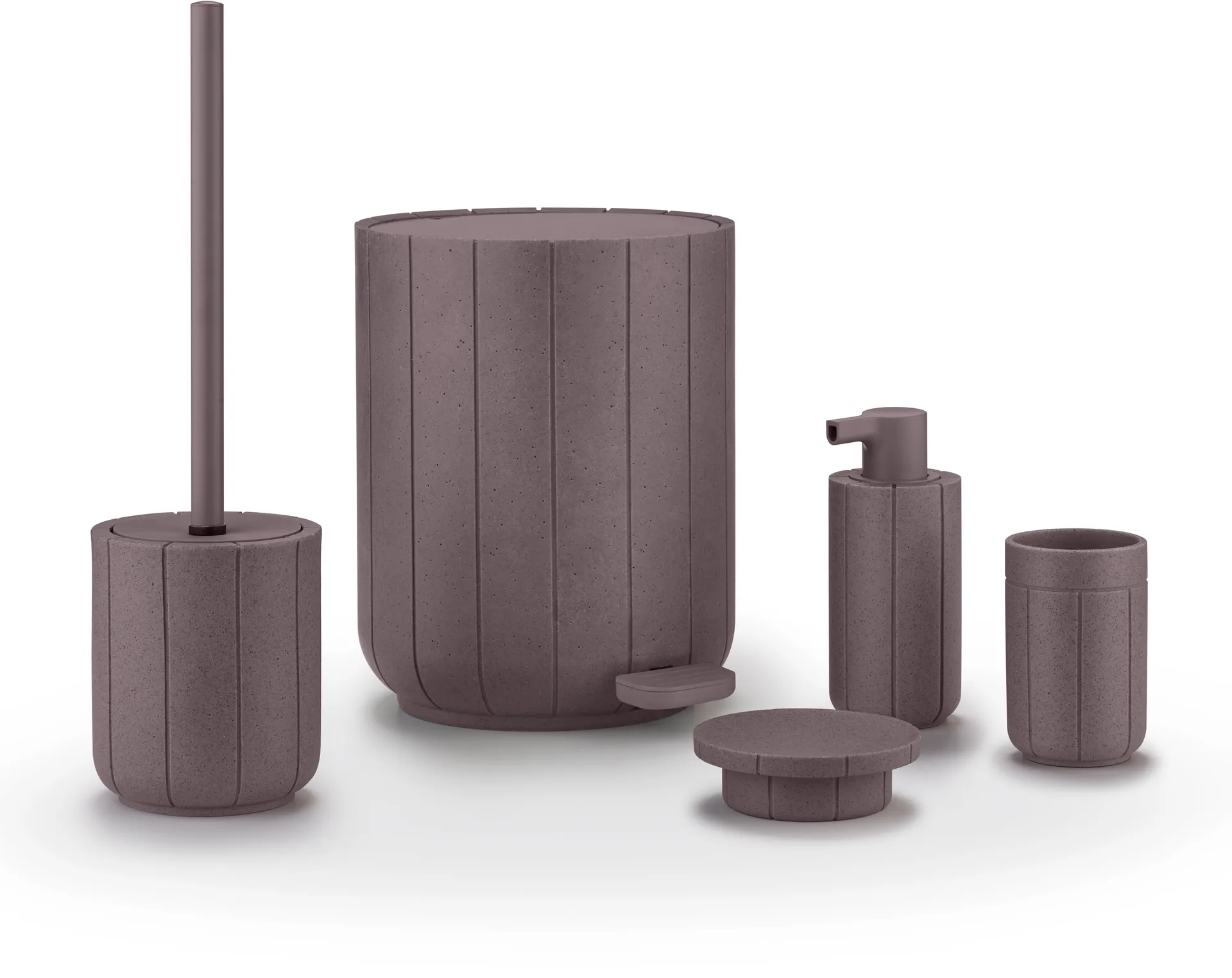 Poubelle à pédale Kua, Cèdre, 3 L blomus