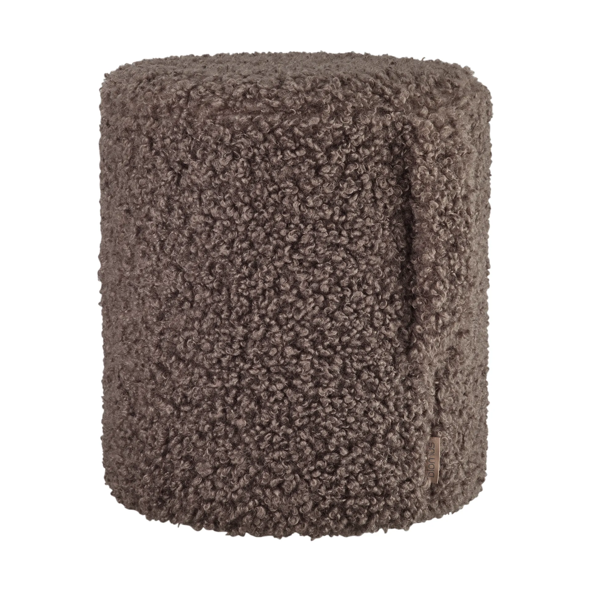 Pouf Teddy, Espresso, Ø35x40 cm blomus