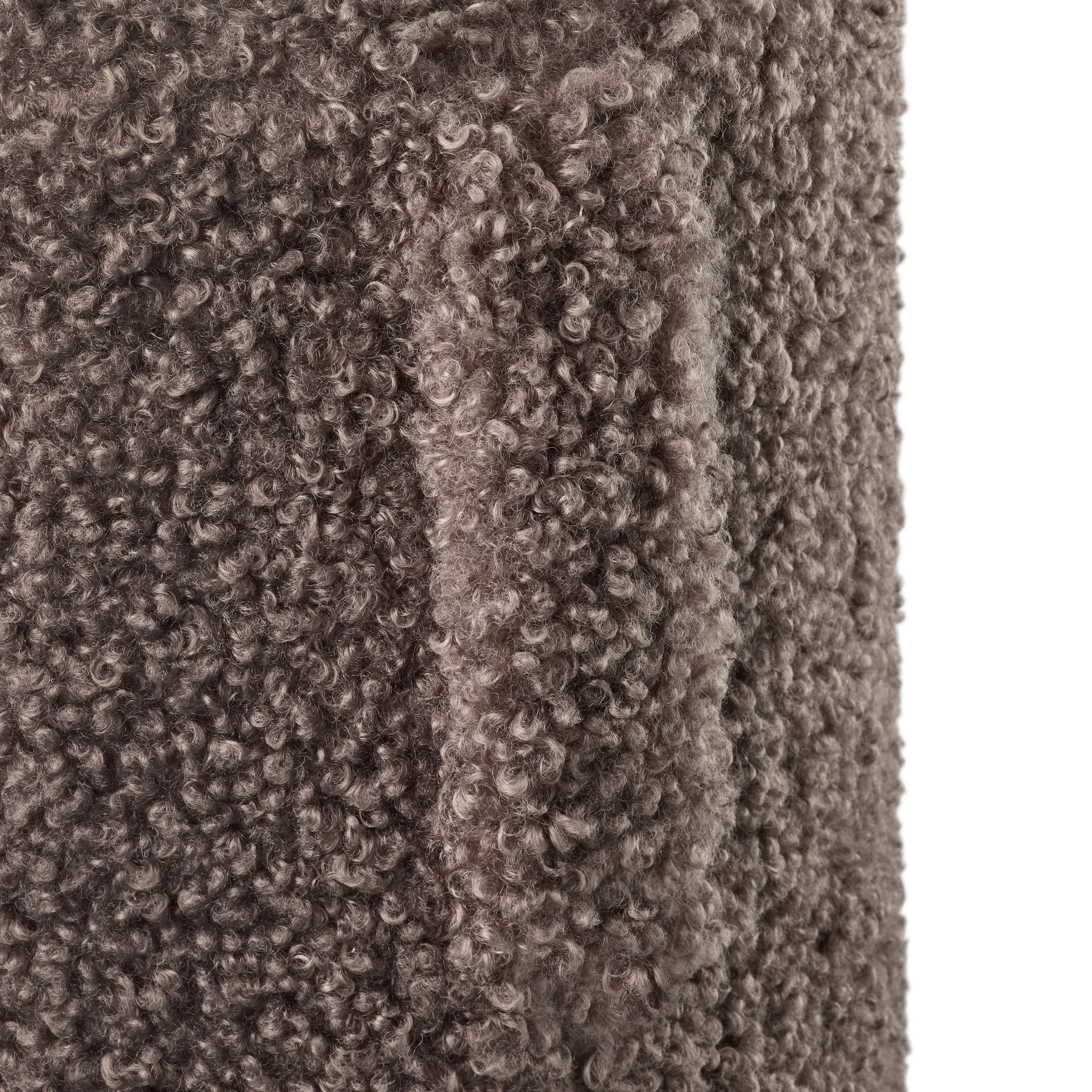 Pouf Teddy, Espresso, Ø35x40 cm blomus