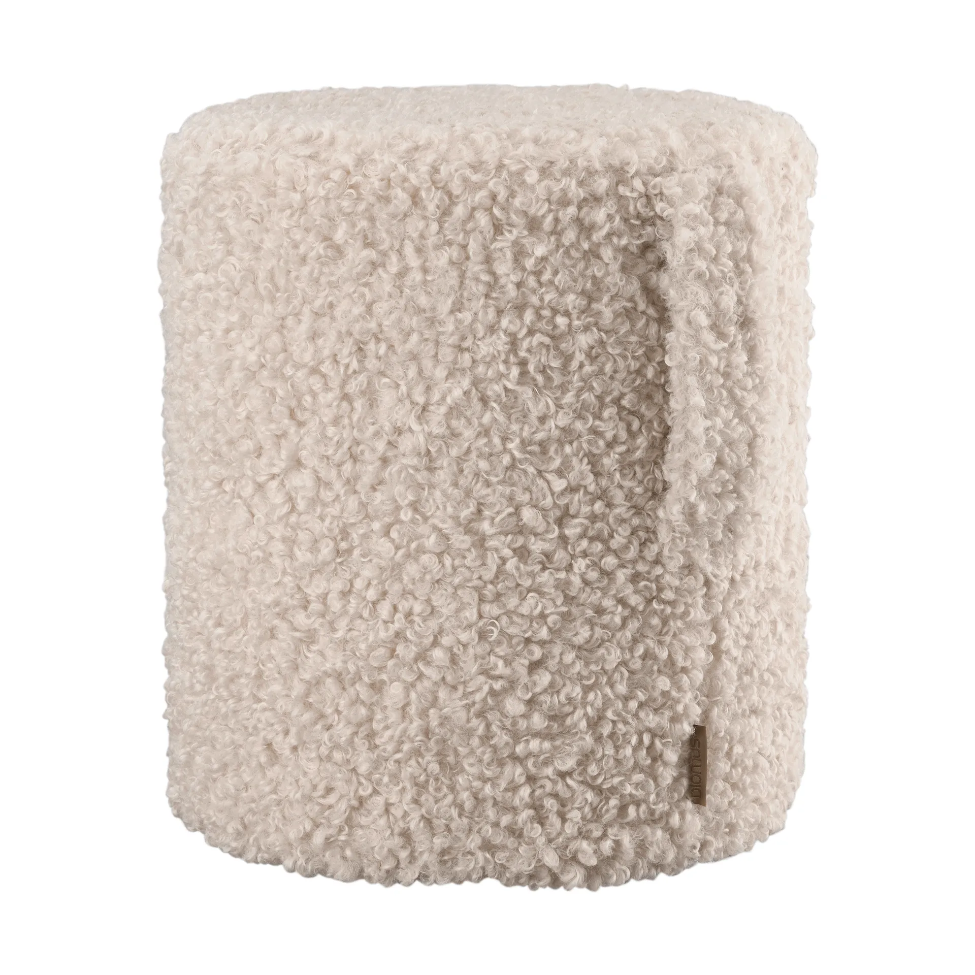 Pouf Teddy, Moonbeam, Ø35x40 cm blomus