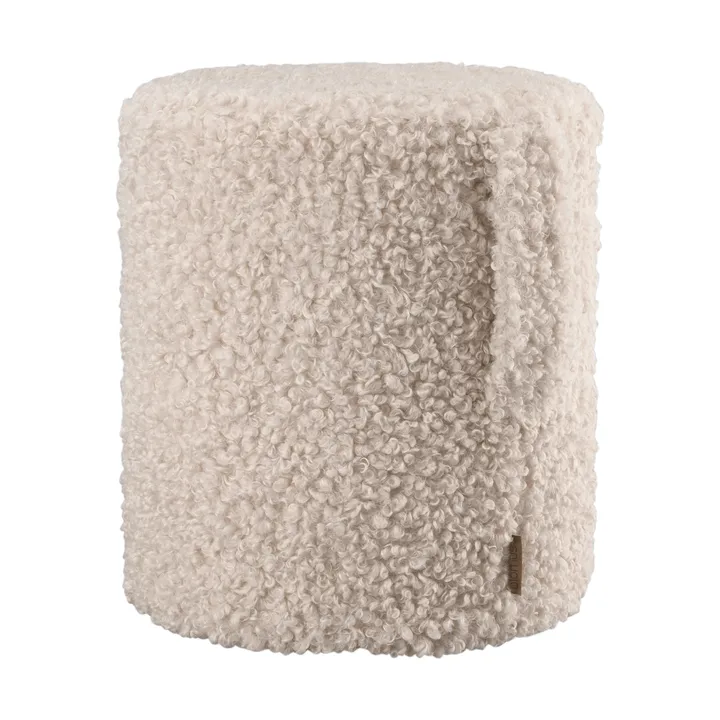 Pouf Teddy - Moonbeam, Ø35x40 cm - Blomus