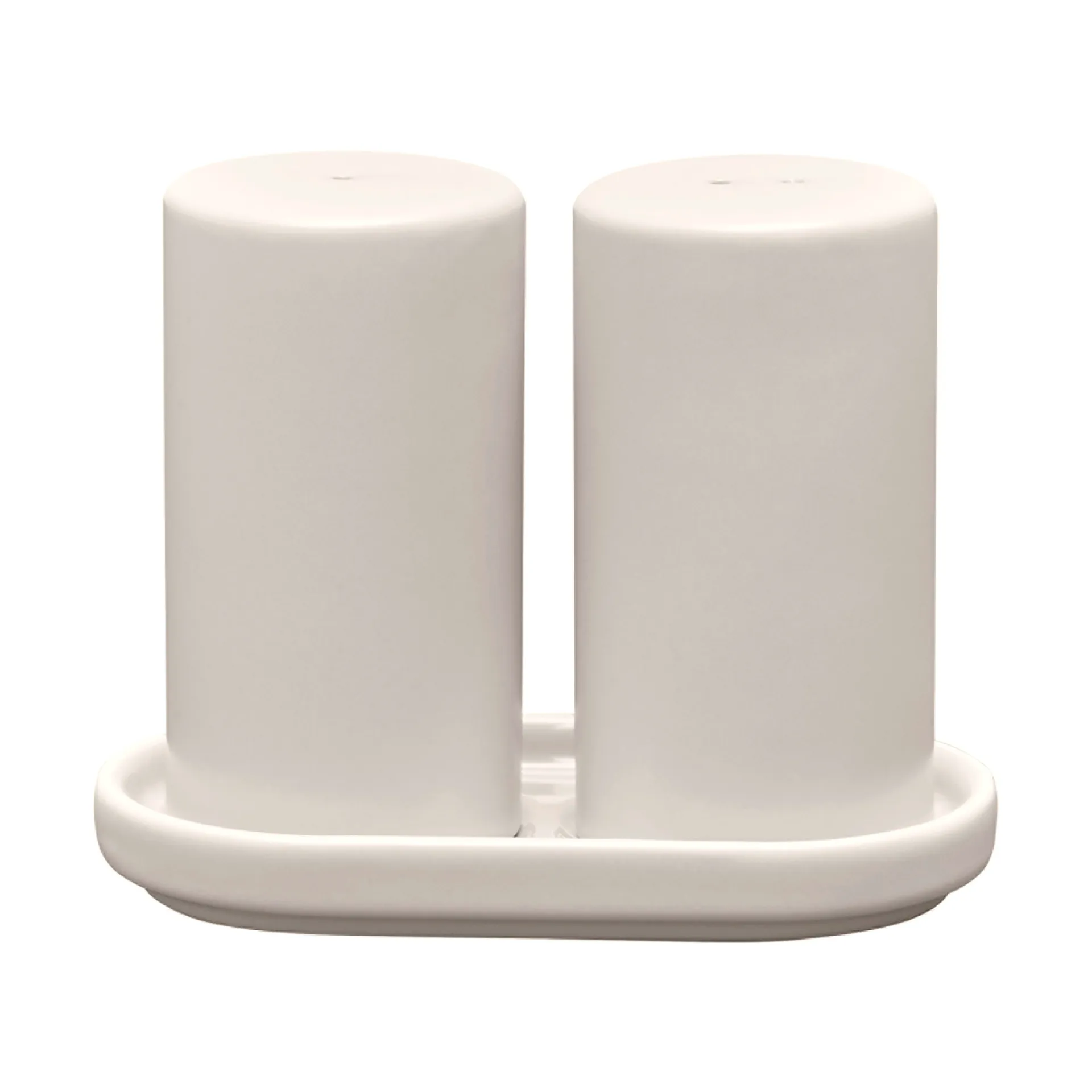 Salière et poivrière Pilar 2 pièces, Moonbeam, Ø4,5x11,5 cm blomus