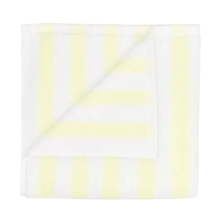 Serviette Arto - Lot de 2, blanc-vert transparent, 30x50 cm - blomus