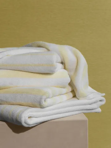 Serviette Arto - Transparent yellow-white, 50x100 cm - blomus