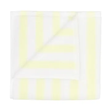 Serviette Arto - White-transparent yellow, 50x100 cm - blomus