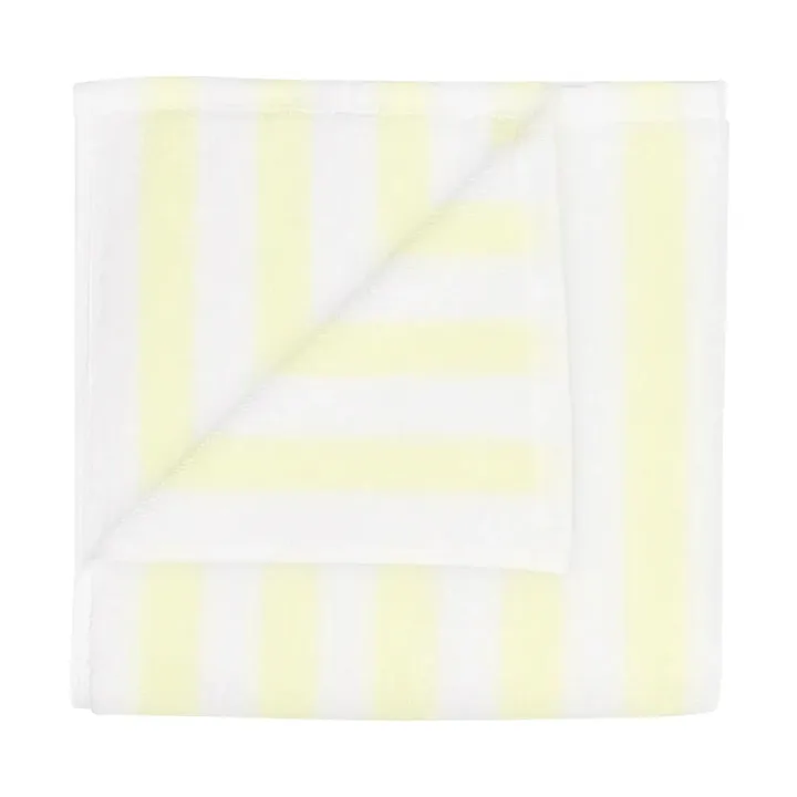 Serviette Arto - White-transparent yellow, 50x100 cm - blomus