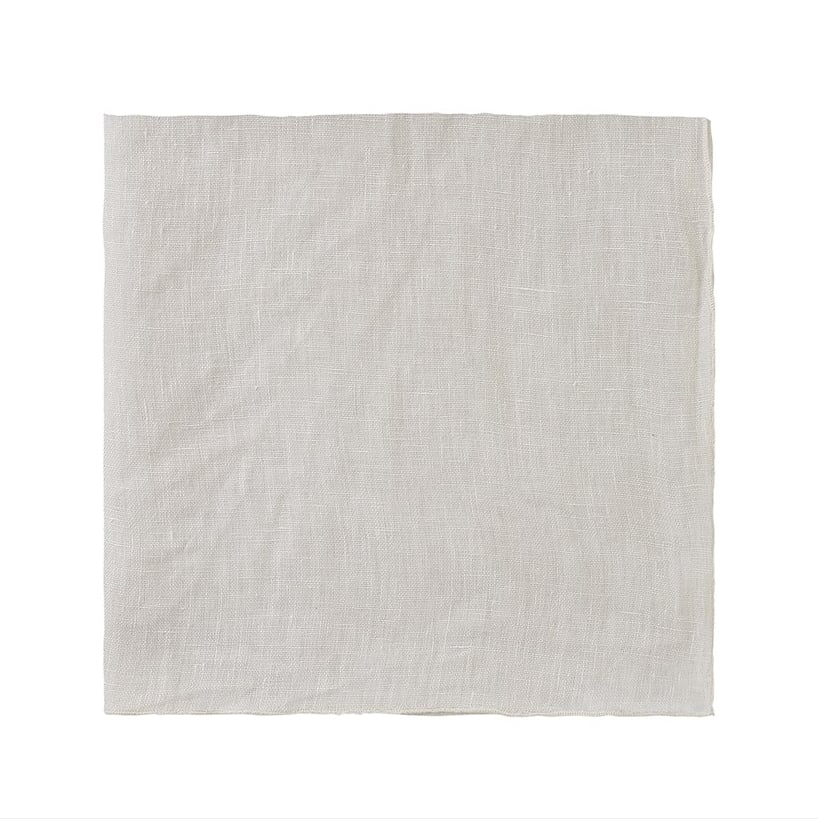 blomus Serviette en lin Lineo 42 x 42 cm Rayon de lune