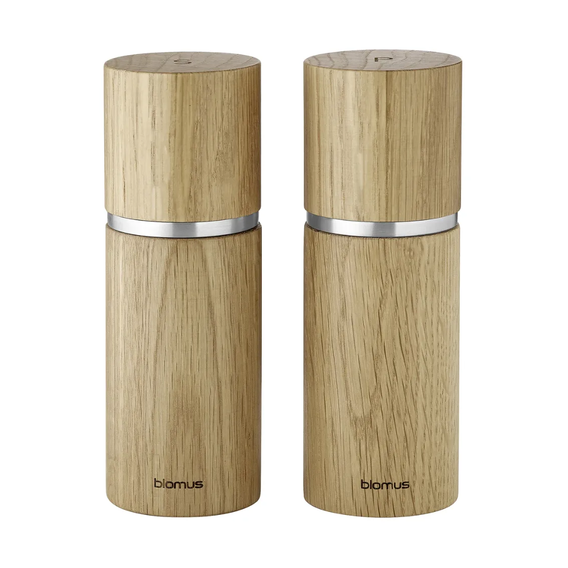 Set moulin à sel et poivre Pepe 15 cm, Chêne blomus