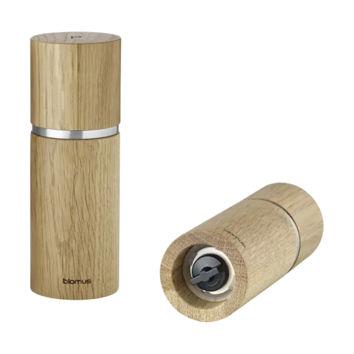 Set moulin à sel et poivre Pepe 15 cm, Chêne blomus