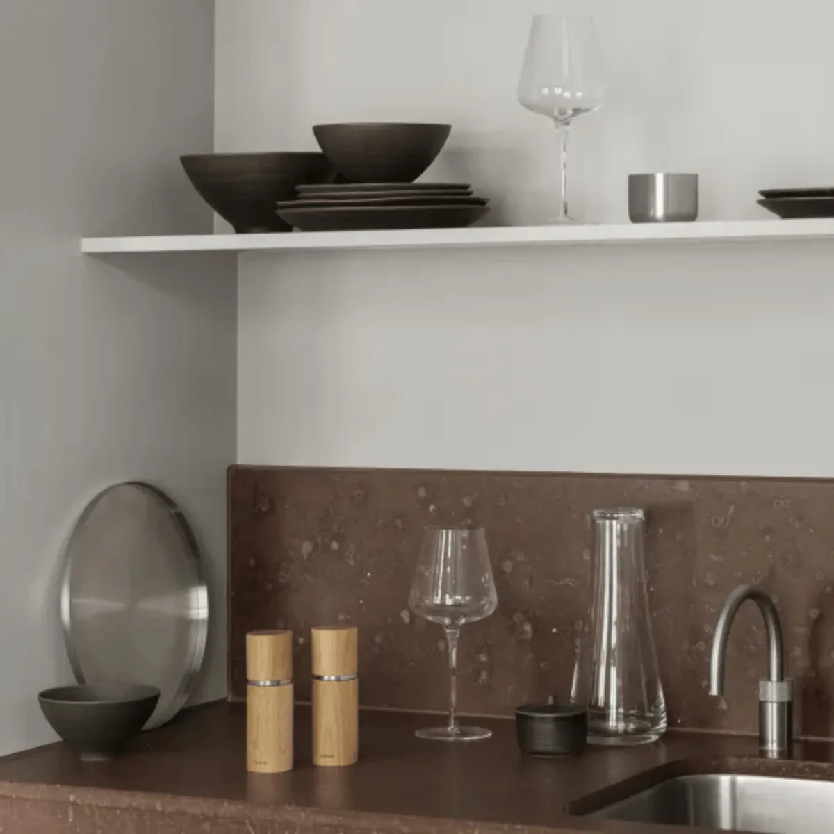 Set moulin à sel et poivre Pepe 15 cm, Chêne blomus