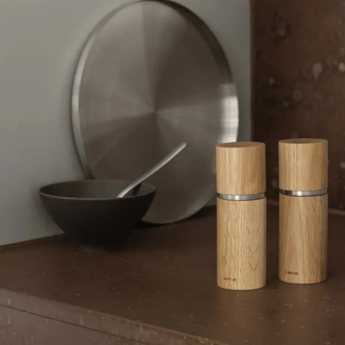 Set moulin à sel et poivre Pepe 15 cm, Chêne blomus