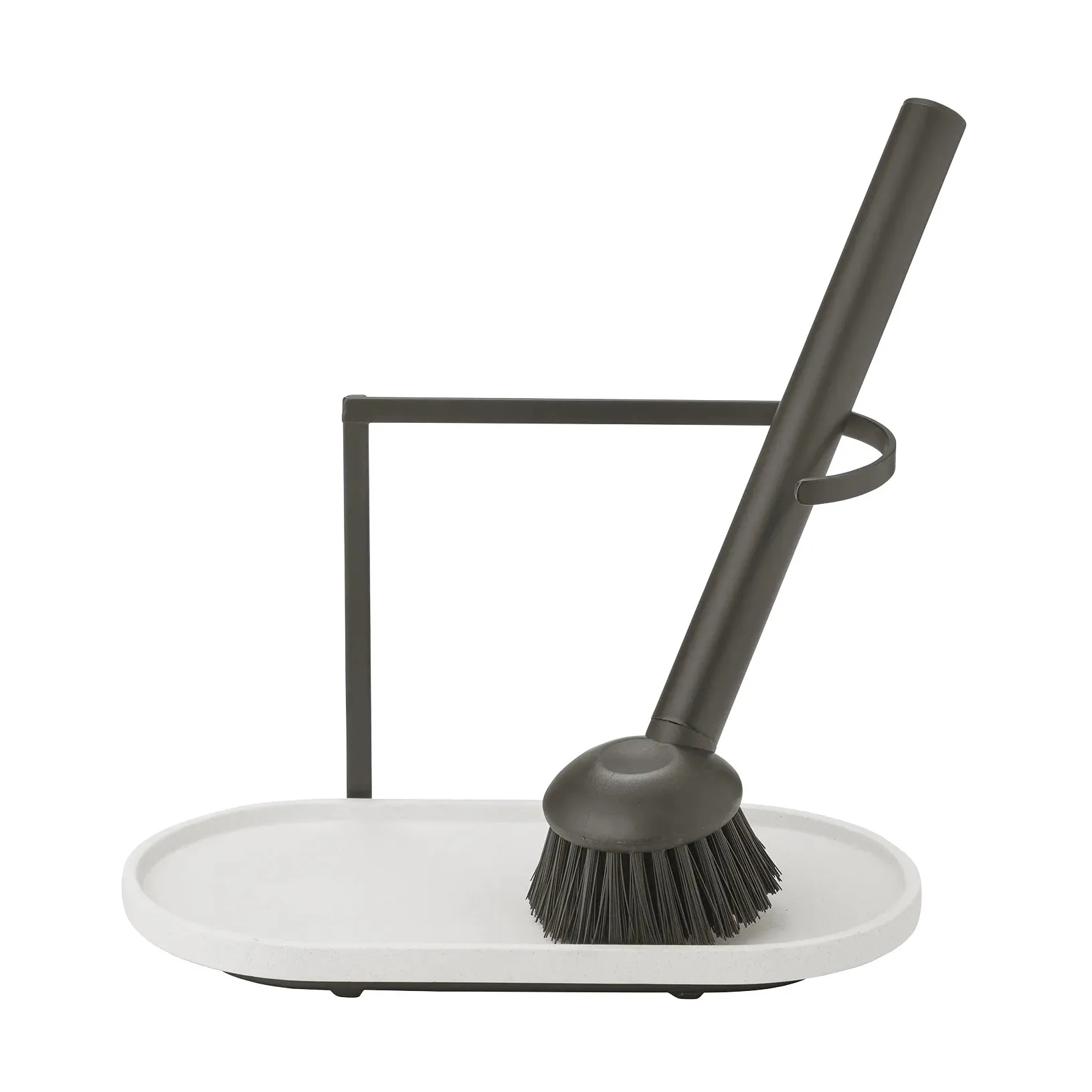 Support pour brosse vaisselle et savon Dhuva, Lily White blomus