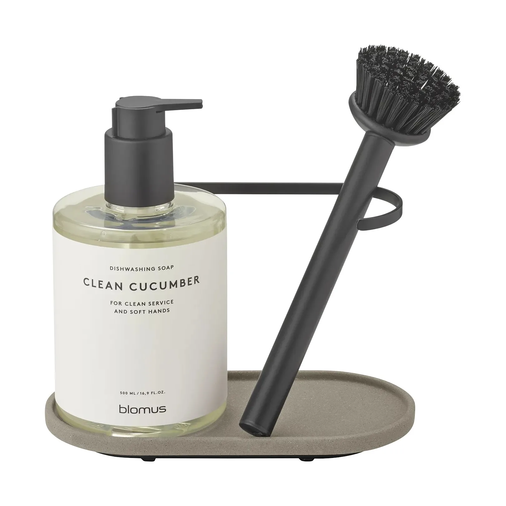 Support pour brosse vaisselle et savon Dhuva, Mourning Dove blomus