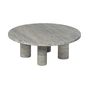 Table basse Volos L Ø75 cm - Silver Travertine - blomus