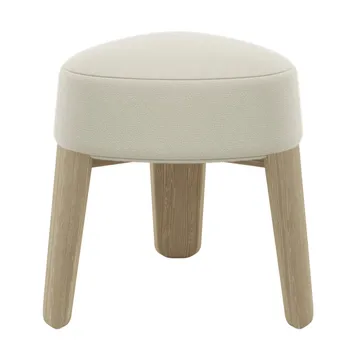 Tabouret Kuon Ø47x45 cm. - Boucle beige - blomus