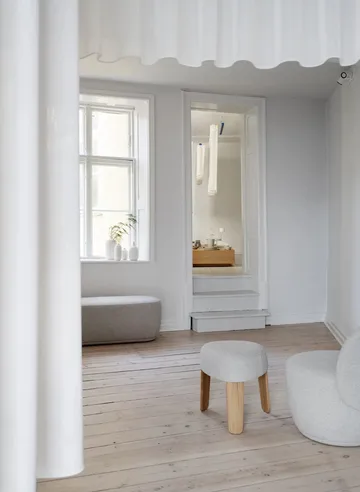 Tabouret Kuon Ø47x45 cm. - Socia désert - blomus