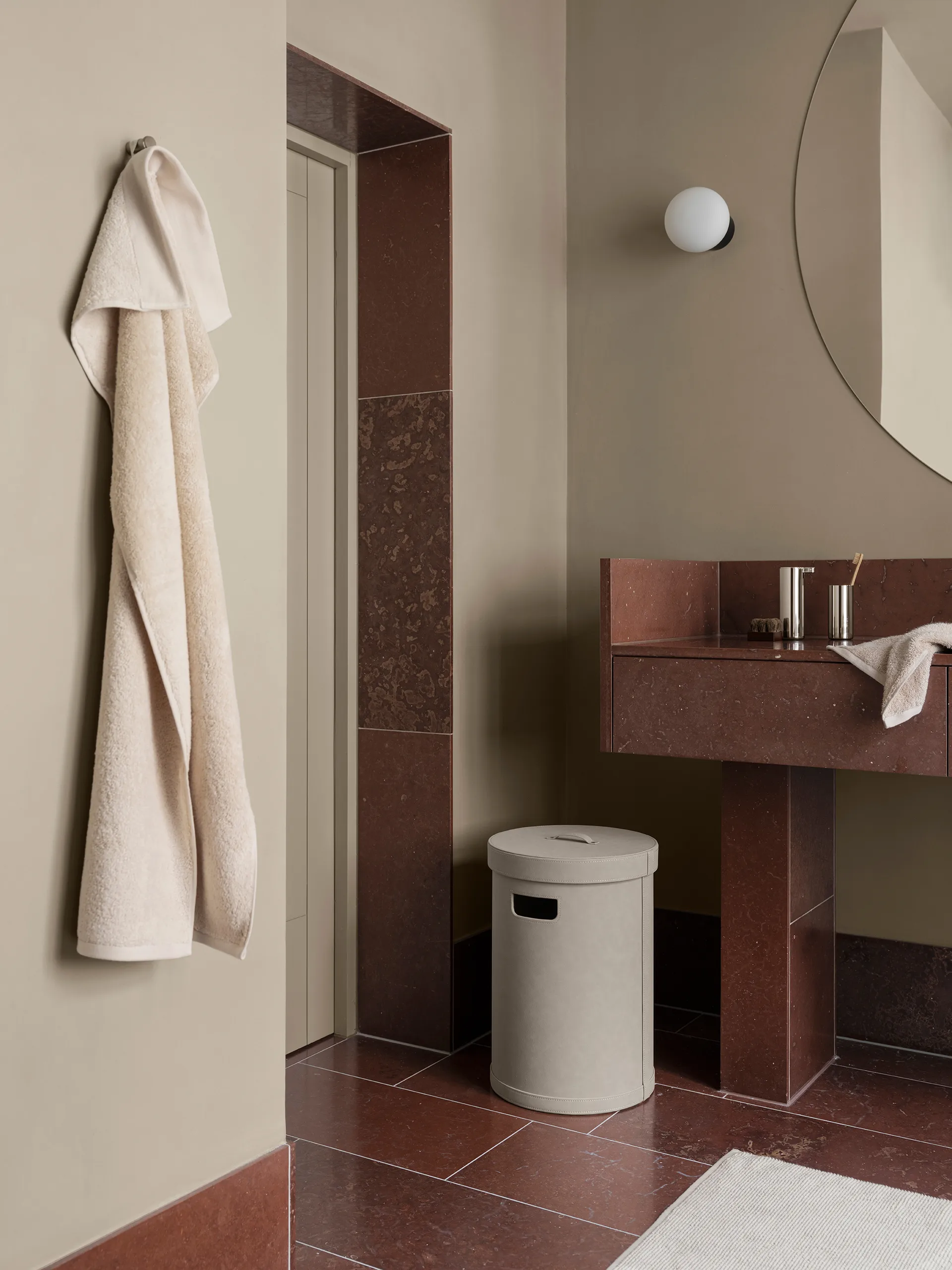 Tapis de salle de bain Tuyo, Moonbeam, 60x100 cm blomus