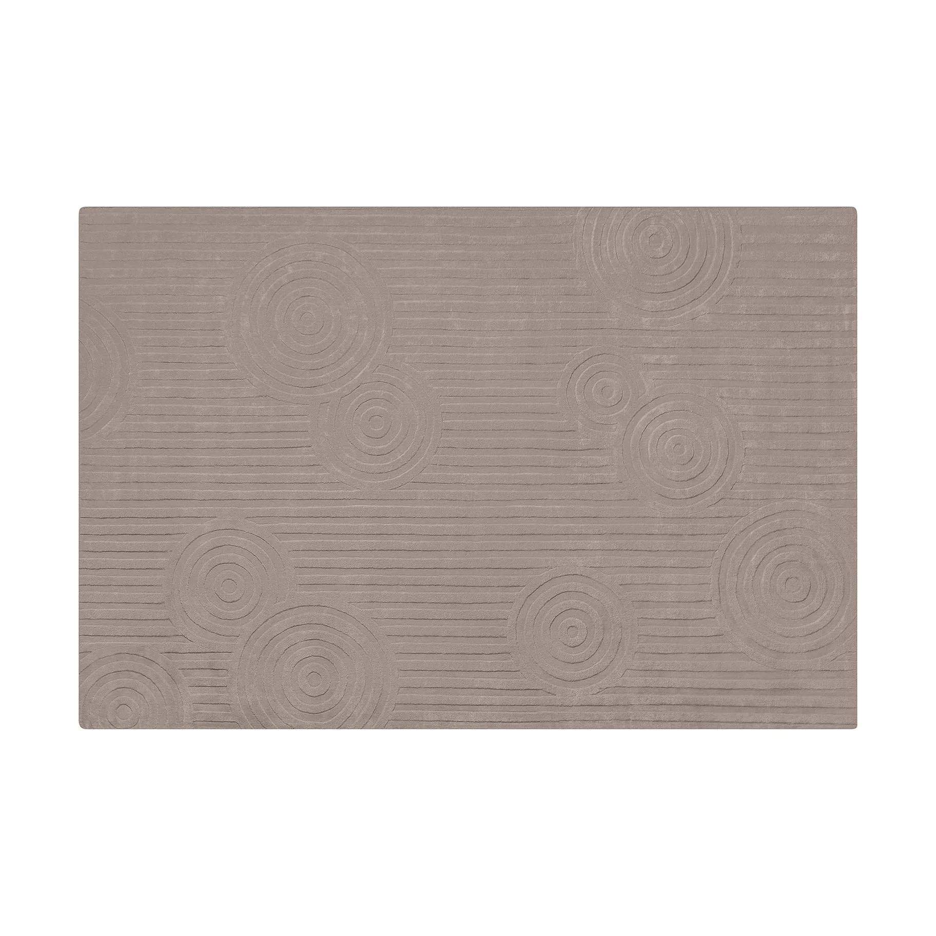 Tapis Uzu L 200x300 cm, Taupe blomus