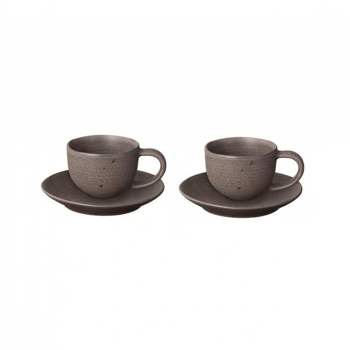 Tasses à espresso avec soucoupes Kumi 6 cl lot de 2 - Espresso - Blomus