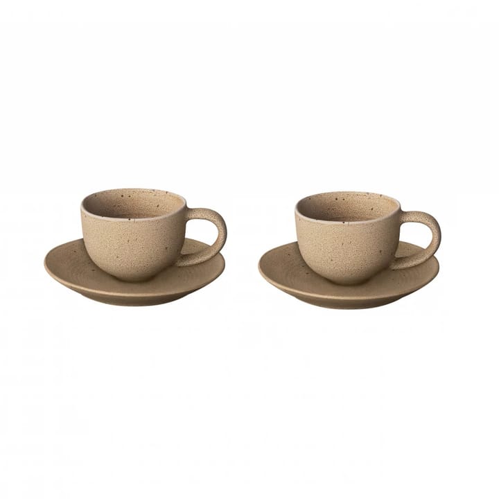 Tasses à espresso avec soucoupes Kumi 6 cl lot de 2 - Fungi - blomus