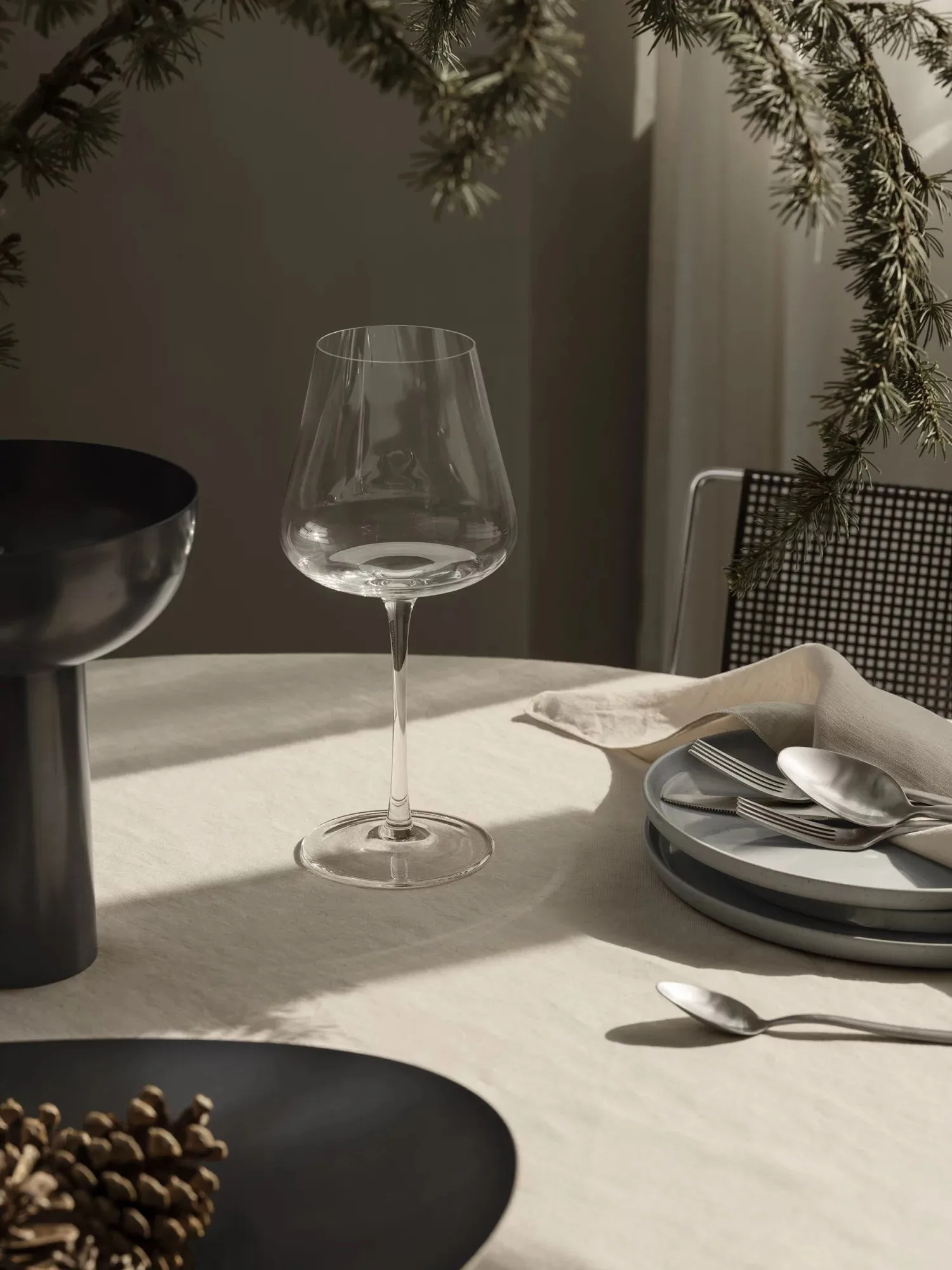 Vase à jacinthe MIYABI Ø17 cm, Burned metal blomus