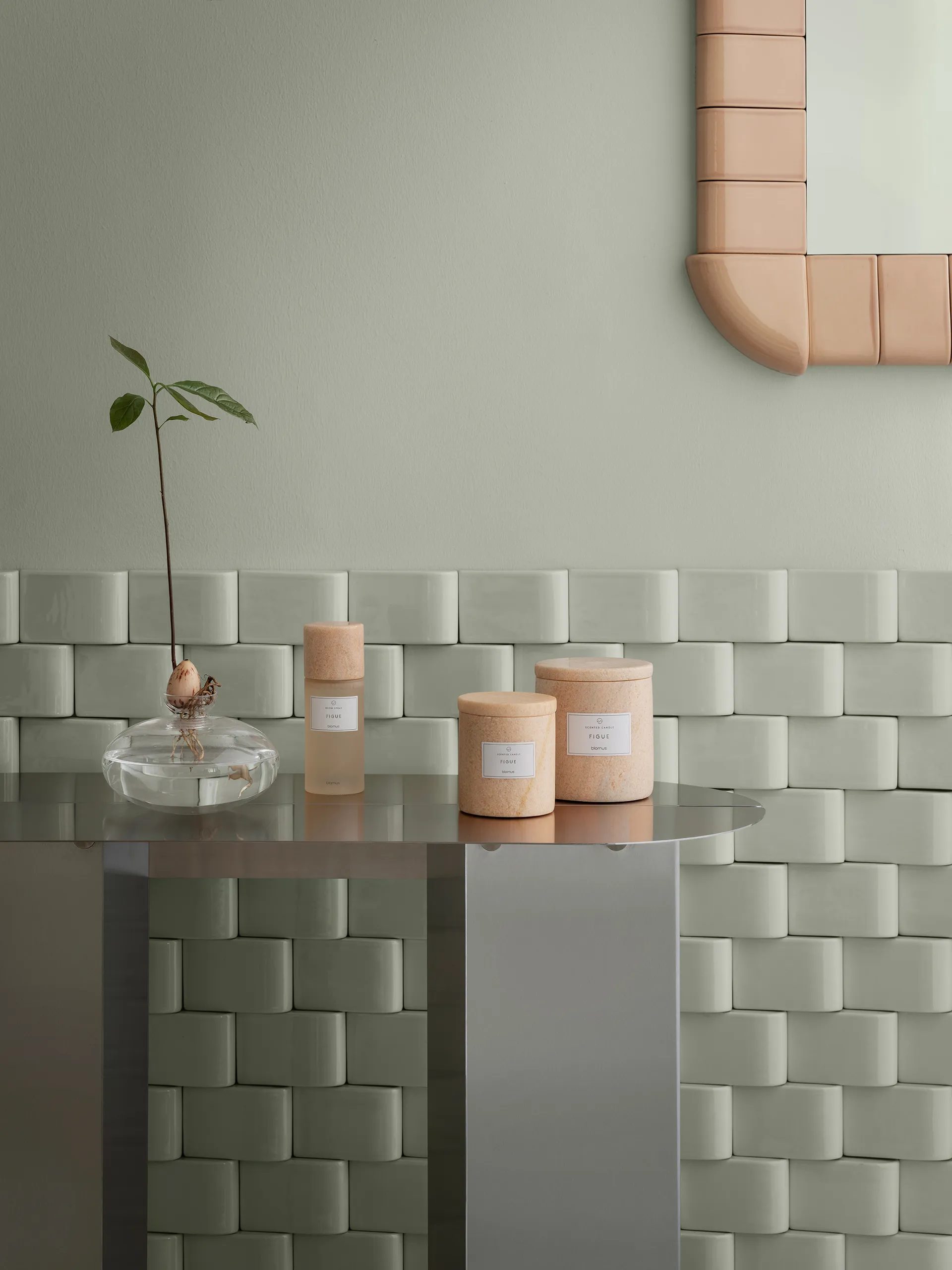 Vase Avo 9,5 cm, Clair blomus