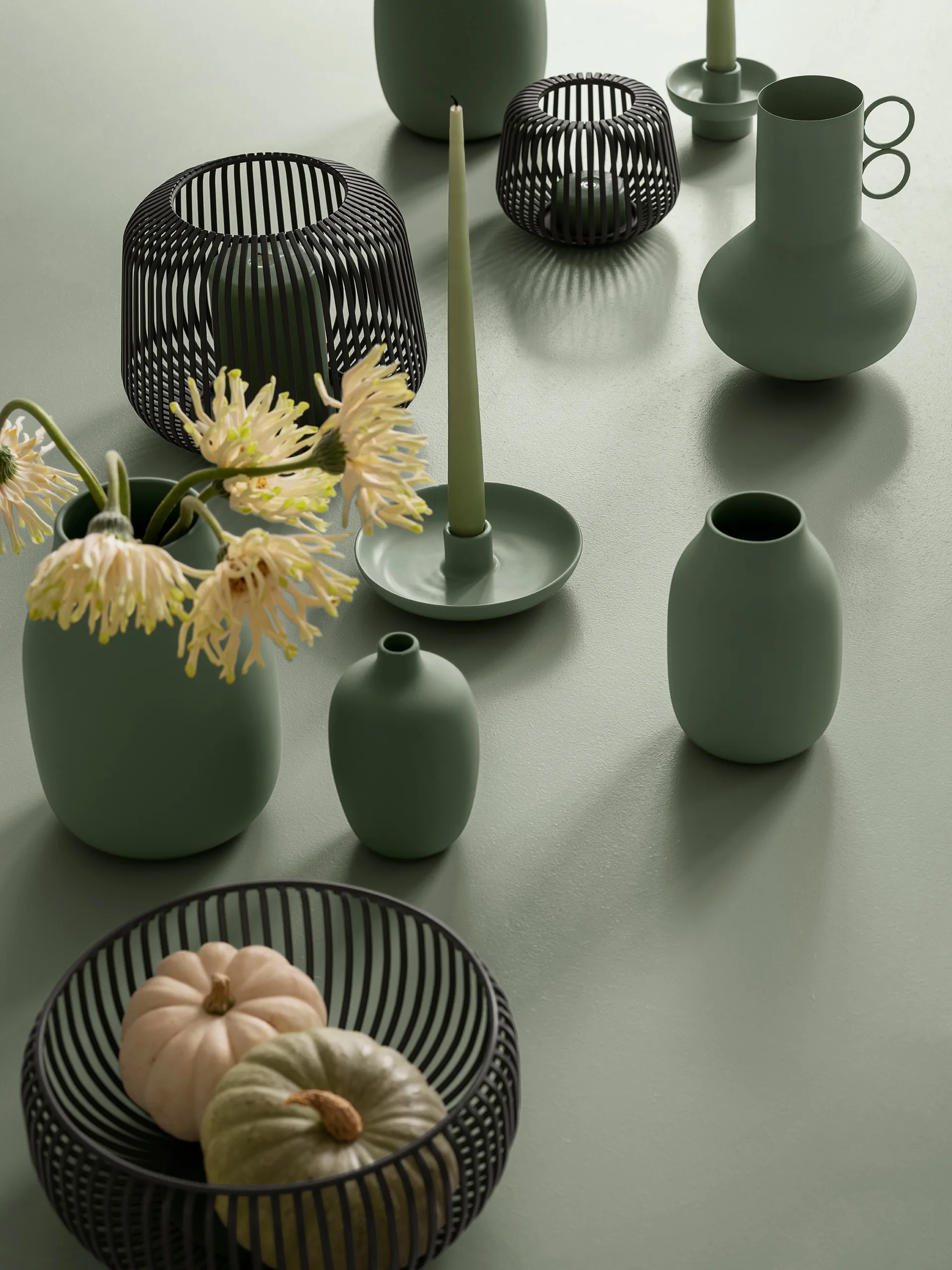 Vase Ceola 13 cm, Desert Sage blomus