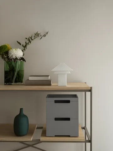 Vase Duasis - Agave Green, 21 cm - blomus