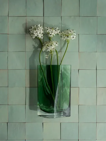 Vase Duasis - Agave Green, 28 cm - blomus