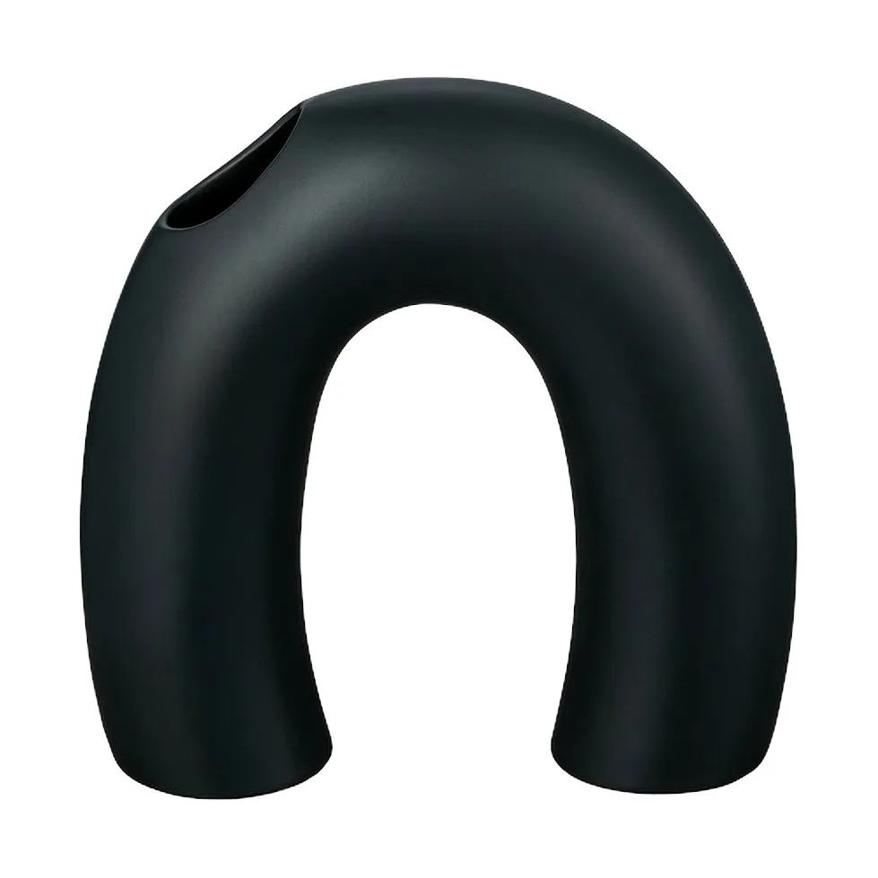 Vase Kagetsu 18 cm., Noir blomus