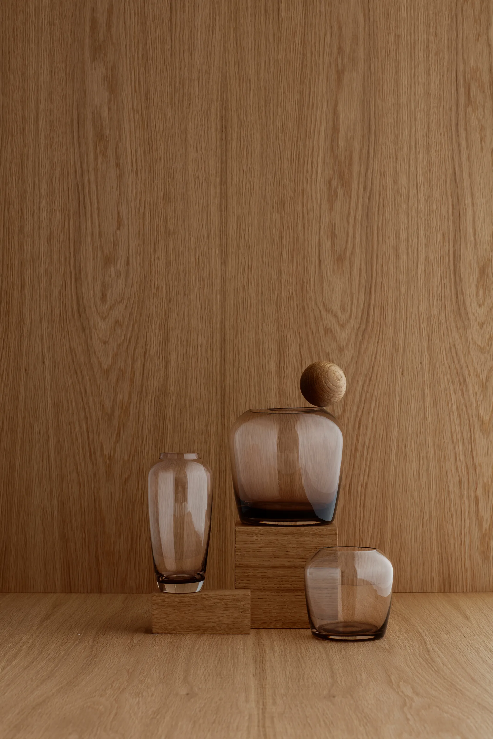 Vase Leta 13 cm, Coffee blomus