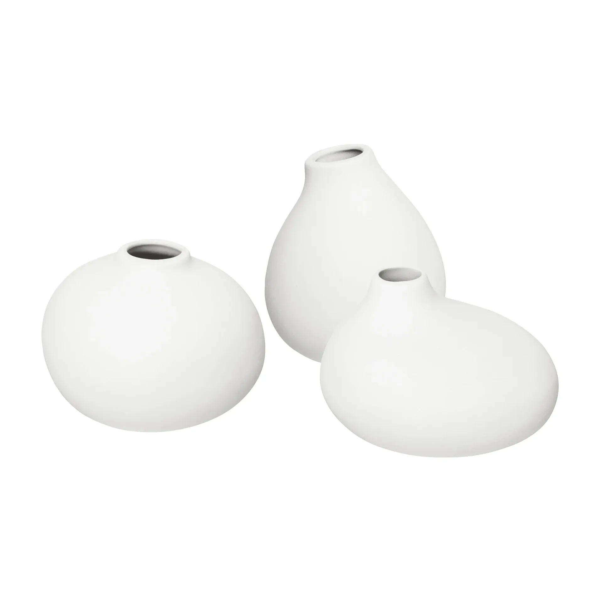 Vase Nona Lot de 3, White blomus