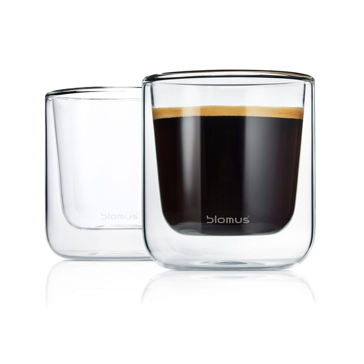 Verre à café isolant Nero lot de 2 - Transparent - Blomus