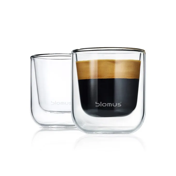 Verre à espresso isolant Nero lot de 2, Clair blomus