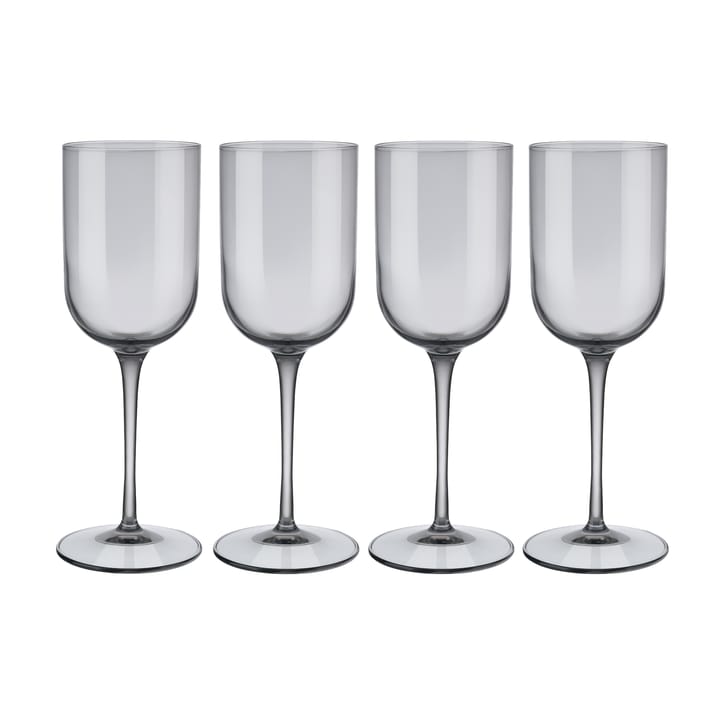 Verre à vin blanc Fuum 28cl Lot de 4 - Smoke - Blomus