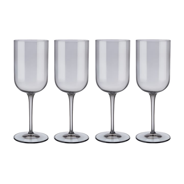 Verre à vin rouge Fuum 40cl Lot de 4 - Smoke - Blomus