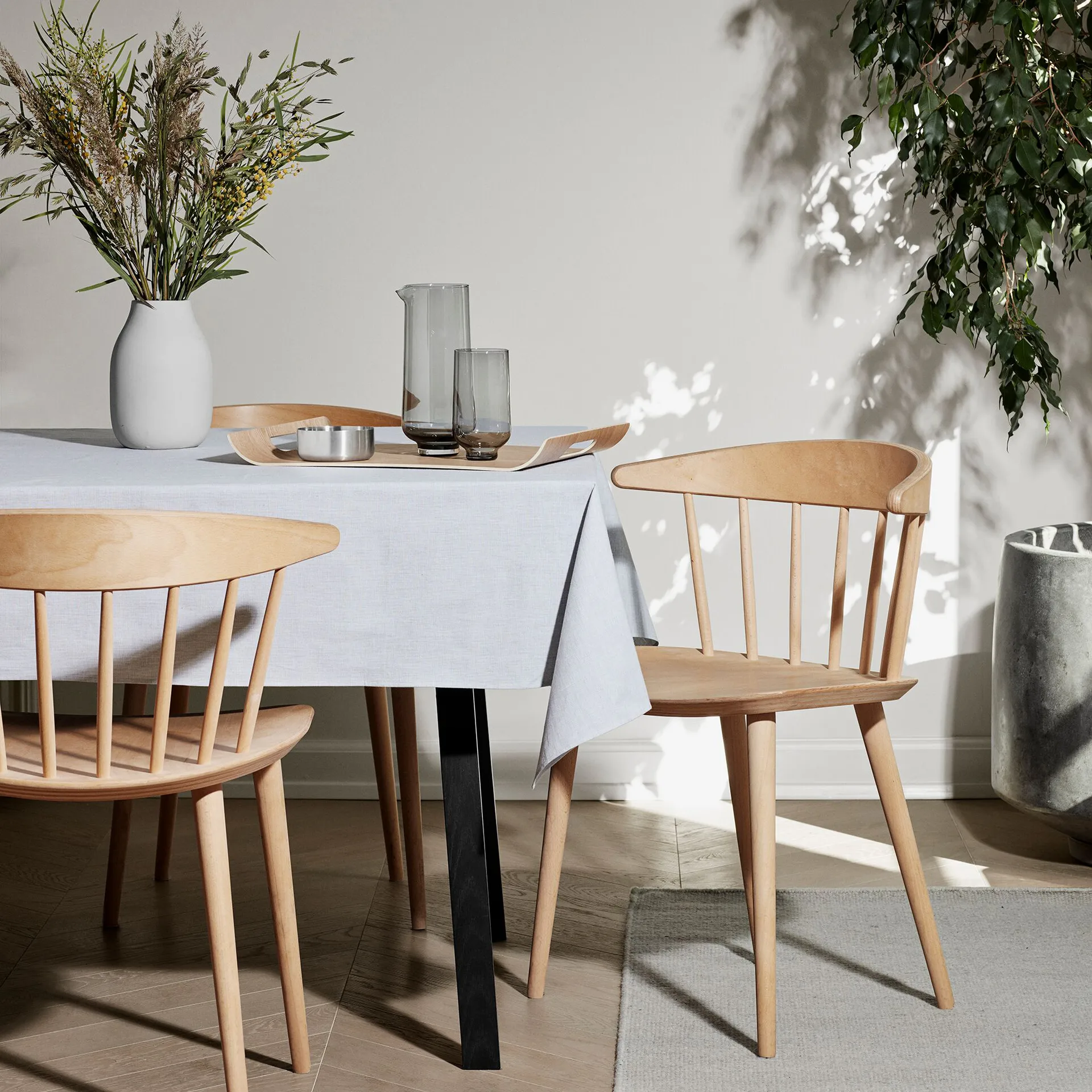 Verre tumbler haut Flow lot de 2, Fumé blomus