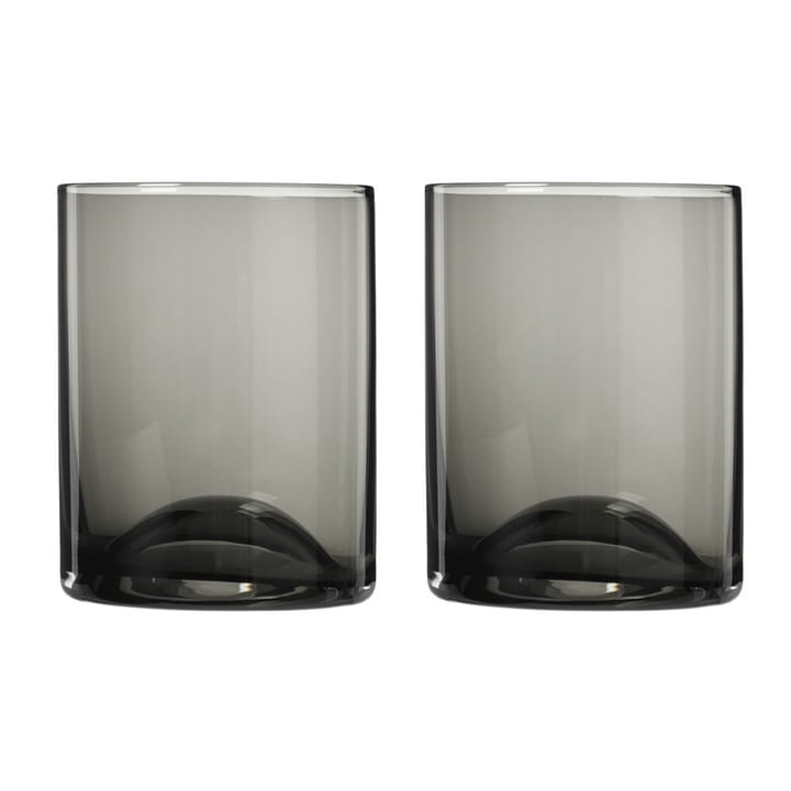 Verre tumbler Wave lot de 2 - Noir - Blomus