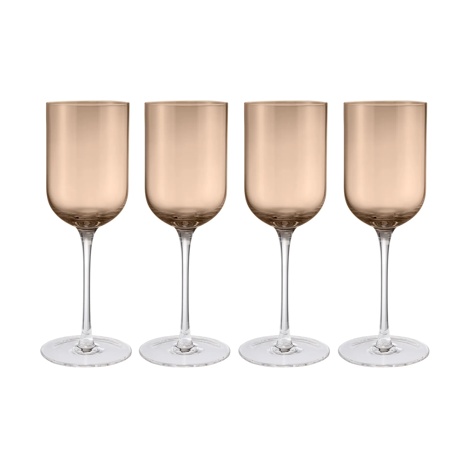 Verres à vin Fuumi 31 cl lot de 4, Coffee - clair blomus