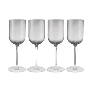 Verres à vin Fuumi 31 cl lot de 4 - Smoke - clair - blomus