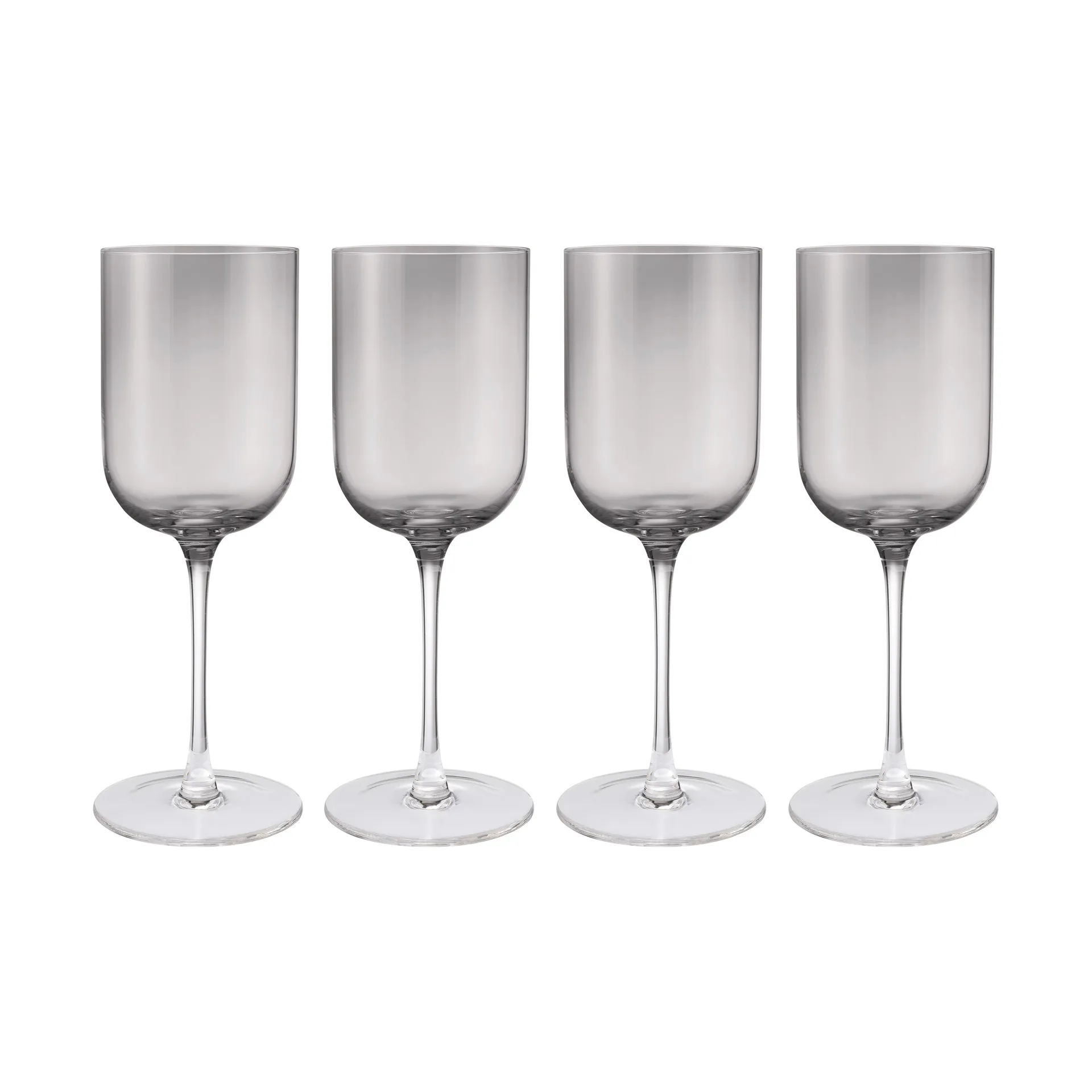 Verres à vin rouge Fuumi 40 cl, lot de 4, Smoke - clair blomus