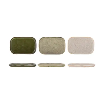 Addison assiette - Green, lot de 3 - Bloomingville