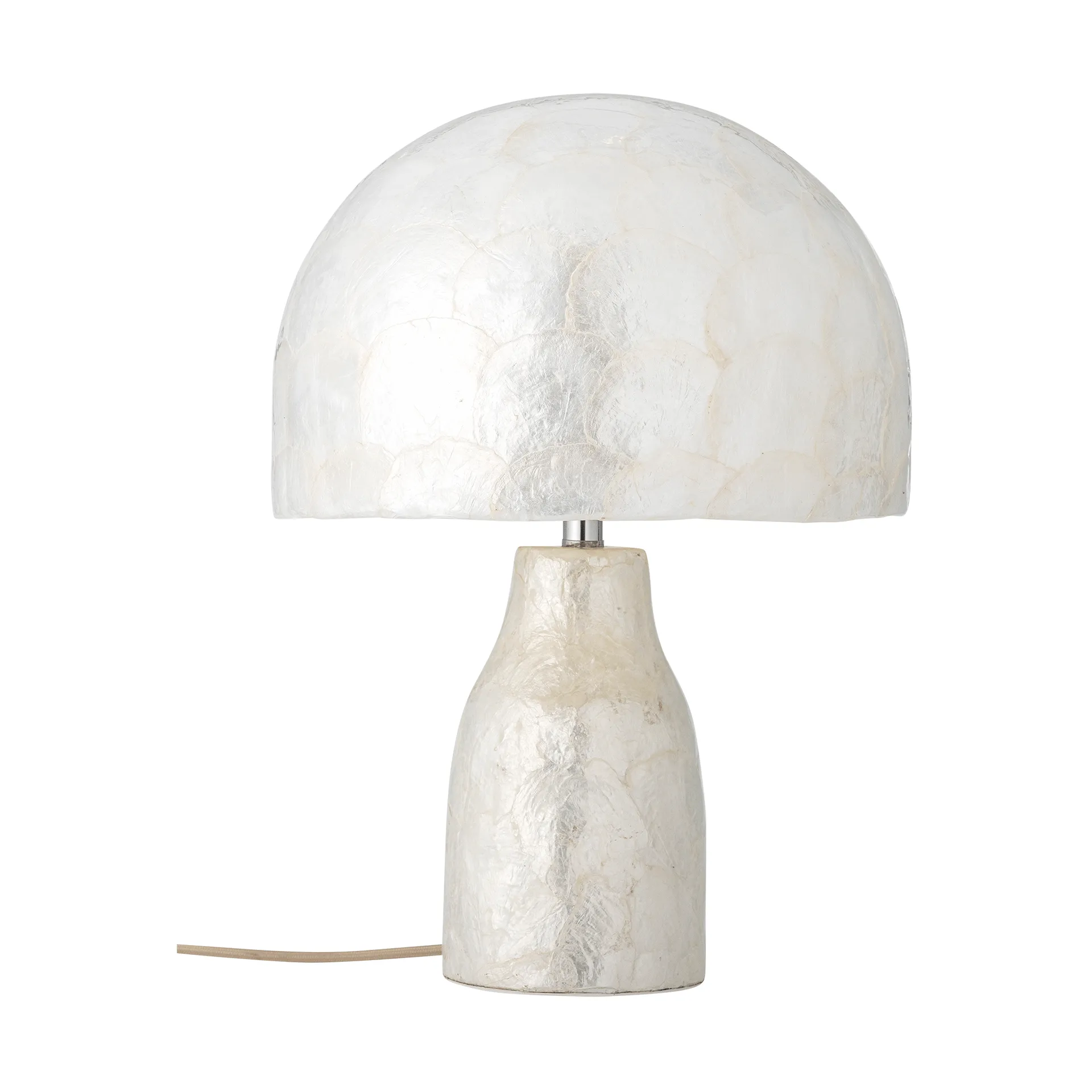 Adria lampe de table, Nature, Mother of pearl Bloomingville